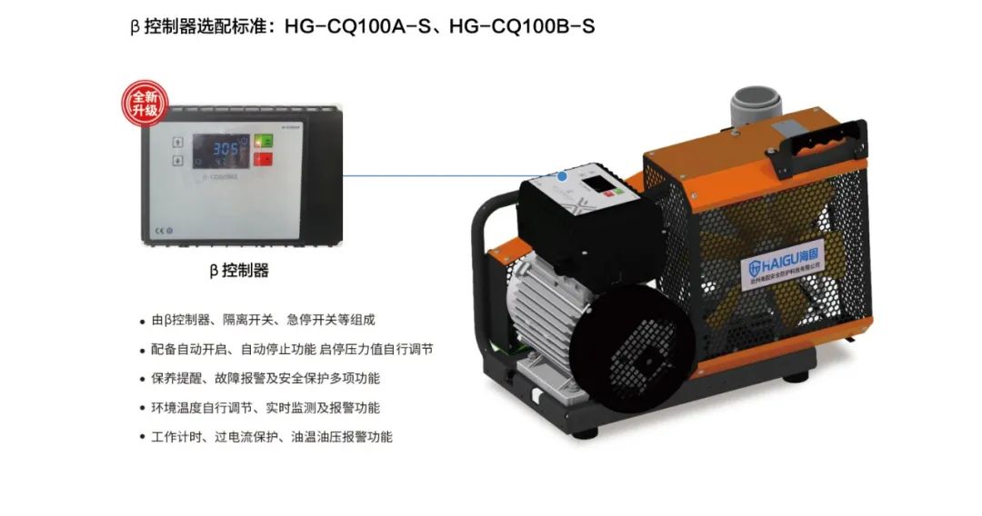 精益求精|海固高壓呼吸空氣壓縮機(jī)新款升級(jí)！